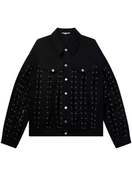 Stella McCartney куртка-рубашка со шнуровкой, черный