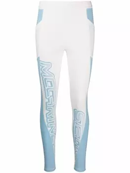 Stella McCartney легинсы с логотипом, белый