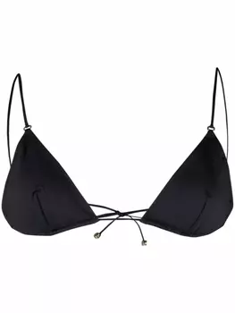 Stella McCartney лиф бикини с треугольными чашками, черный