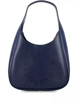 Stella McCartney маленькая мягкая сумка с логотипом, синий