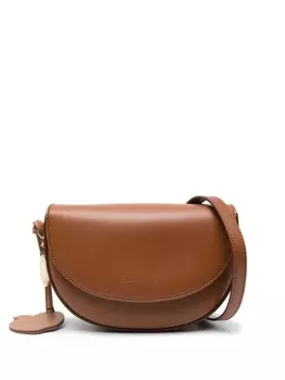 Stella McCartney маленькая сумка на плечо Frayme, коричневый