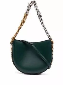 Stella McCartney маленькая сумка на плечо Frayme, зеленый