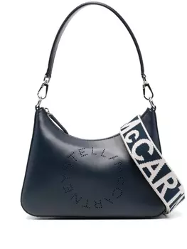 Stella McCartney маленькая сумка на плечо с логотипом, синий