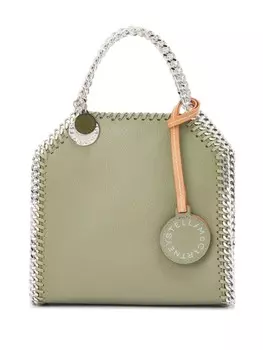 Stella McCartney маленькая сумка-тоут Falabella, зеленый