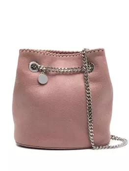 Stella McCartney маленькая сумка-ведро Falabella, розовый