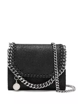 Stella McCartney маленький кошелек Falabella на цепочке, черный
