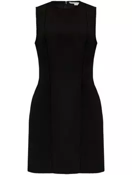 Stella McCartney мини-платье без рукавов А-силуэта, черный