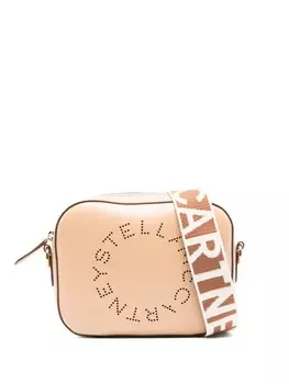 Stella McCartney мини-сумка через плечо с логотипом, нейтральный