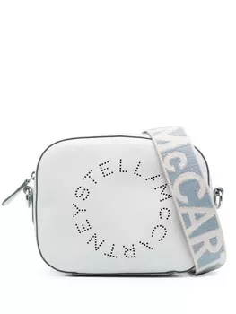 Stella McCartney мини-сумка через плечо Stella Logo, синий