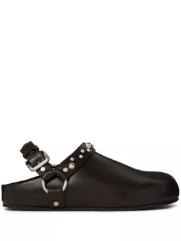 Stella McCartney мюли Elyse из искусственной кожи, коричневый