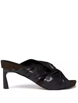Stella McCartney мюли из искусственной кожи, черный