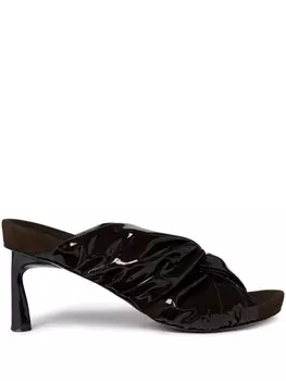 Stella McCartney мюли из искусственной кожи, коричневый