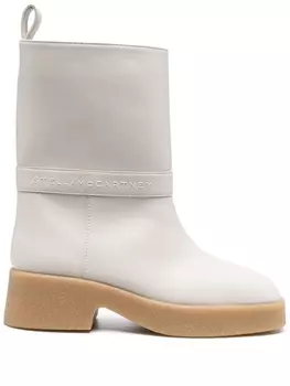 Stella McCartney полусапоги Skyla, нейтральный цвет