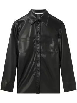 Stella McCartney рубашка Alter Mat с длинными рукавами, черный