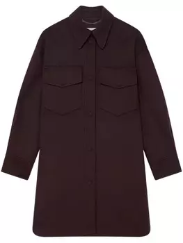 Stella McCartney рубашка на кнопках, коричневый