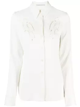 Stella McCartney рубашка с длинными рукавами, белый