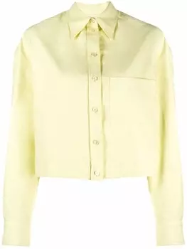 Stella McCartney рубашка с длинными рукавами, желтый