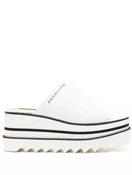 Stella McCartney сандалии на платформе, белый