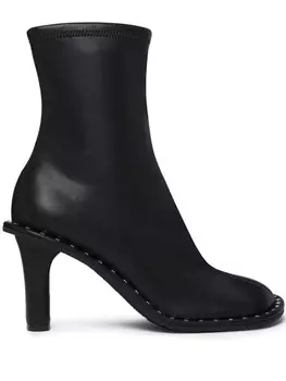 Stella McCartney сапоги Ryder 85 с асимметричным носком, черный