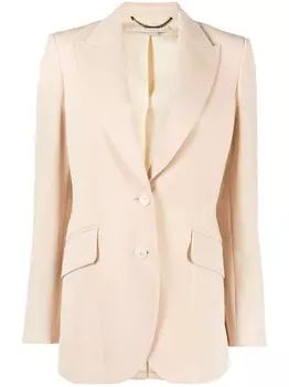Stella McCartney шерстяной блейзер, нейтральный цвет