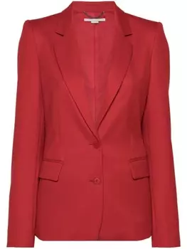 Stella McCartney шерстяной фланелевый блейзер, красный