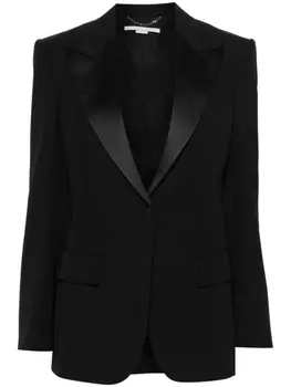 Stella McCartney шерстяной пиджак, черный