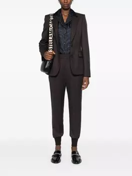 Stella McCartney шерстяной пиджак, серый