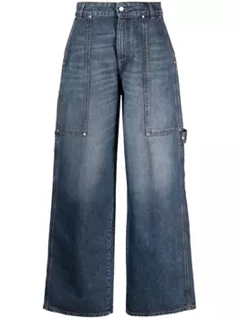 Stella McCartney широкие джинсы, синий