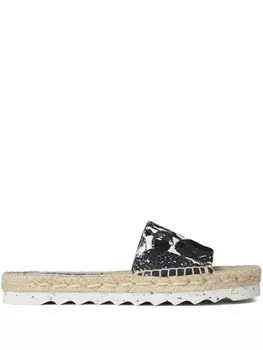 Stella McCartney шлепанцы Gaia Moth, нейтральный цвет