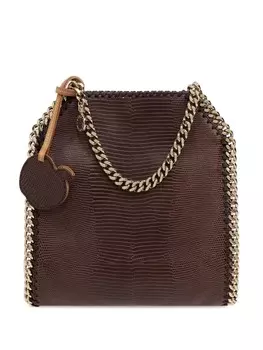 Stella McCartney сумка-цепочка Falabella с деталями, коричневый
