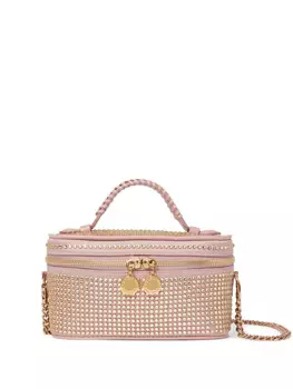 Stella McCartney сумка через плечо с кристаллами, розовый