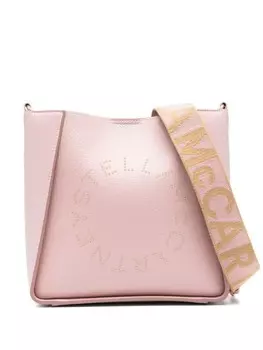 Stella McCartney сумка через плечо с логотипом, розовый