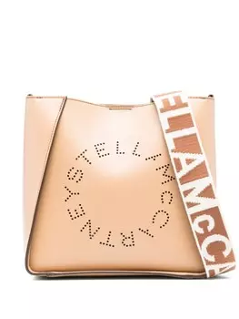 Stella McCartney сумка через плечо с логотипом, нейтральный