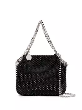 Stella McCartney сумка на плечо Falabella с кристаллами, черный