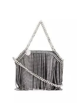 Stella McCartney сумка на плечо с цепочками, черный