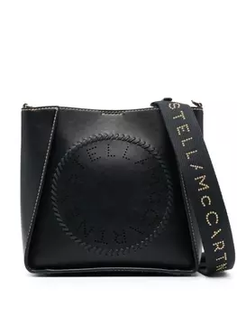 Stella McCartney сумка на плечо с логотипом, синий