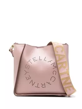 Stella McCartney сумка на плечо с логотипом, розовый