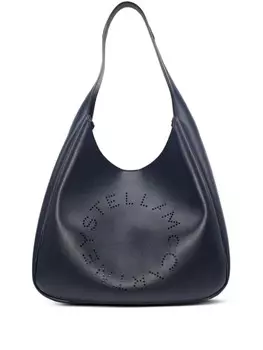 Stella McCartney сумка на плечо с логотипом, синий