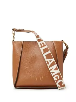 Stella McCartney сумка на плечо Stella Logo, коричневый