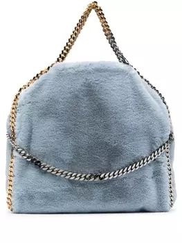 Stella McCartney сумка-тоут Falabella из искусственного меха, синий