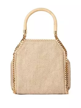 Stella McCartney сумка-тоут Falabella размера мини, нейтральный цвет