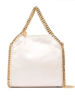 Stella McCartney сумка-тоут Falabella размера мини, нейтральный цвет