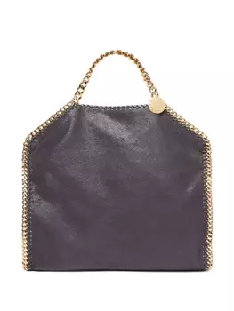 Stella McCartney сумка-тоут Falabella с откидным клапаном, серый