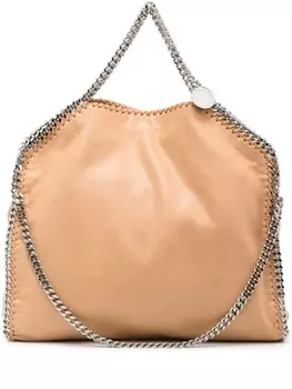 Stella McCartney сумка-тоут Falabella с откидным клапаном, коричневый