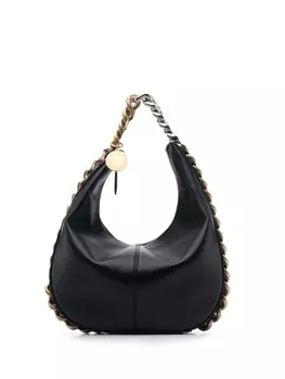 Stella McCartney сумка-тоут с ремнем-цепочкой, черный
