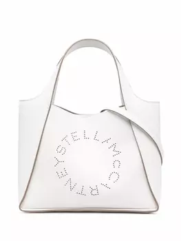 Stella McCartney сумка-тоут Stella Logo, белый