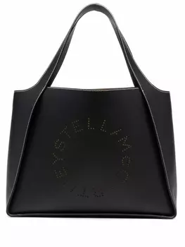 Stella McCartney сумка-тоут Stella Logo, черный