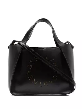 Stella McCartney сумка-тоут Stella Logo из искусственной кожи, черный