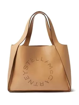 Stella McCartney сумка-тоут Stella Logo, нейтральный цвет