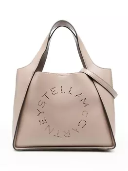 Stella McCartney сумка-тоут Stella Logo, нейтральный цвет